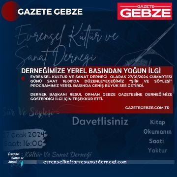 DERNEĞİMİZE YEREL BASINDAN YOĞUN İLGİ